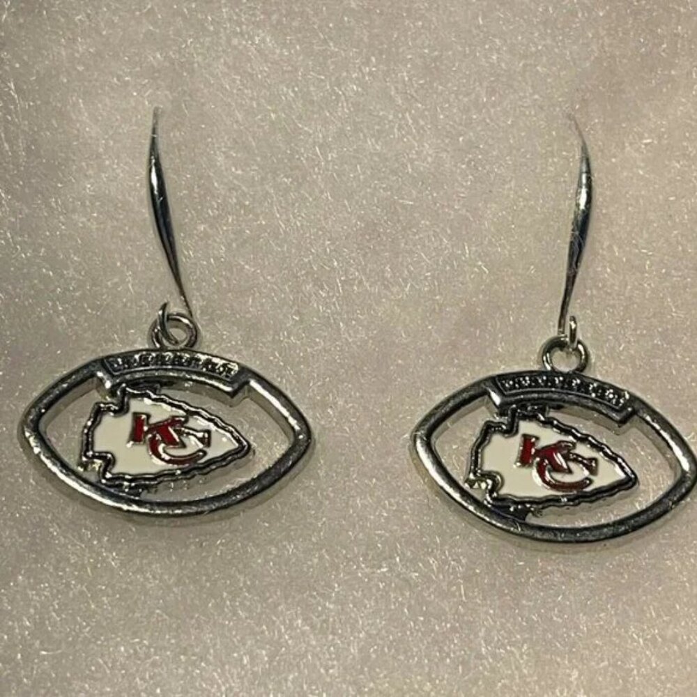 Kansas City Chiefs NFL Fashion Dangle Earrings NEW
